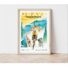 Affiche Parapente St Vincent les forts | Maison des Produits de Pays