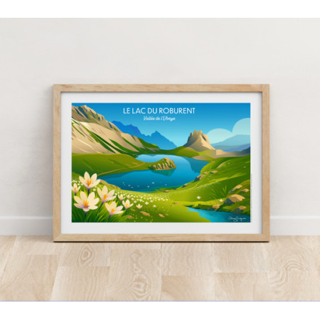 Affiche Parapente St Vincent les forts | Maison des Produits de Pays