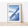 Affiche Parapente St Vincent les forts | Maison des Produits de Pays