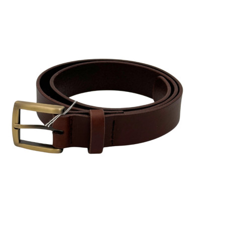 CEINTURE KANSAS 3CM MARRON FONCÉ
