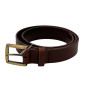 CEINTURE KANSAS 3CM MARRON FONCÉ