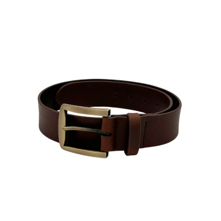 CEINTURE KANSAS 4CM MARRON FONCÉ