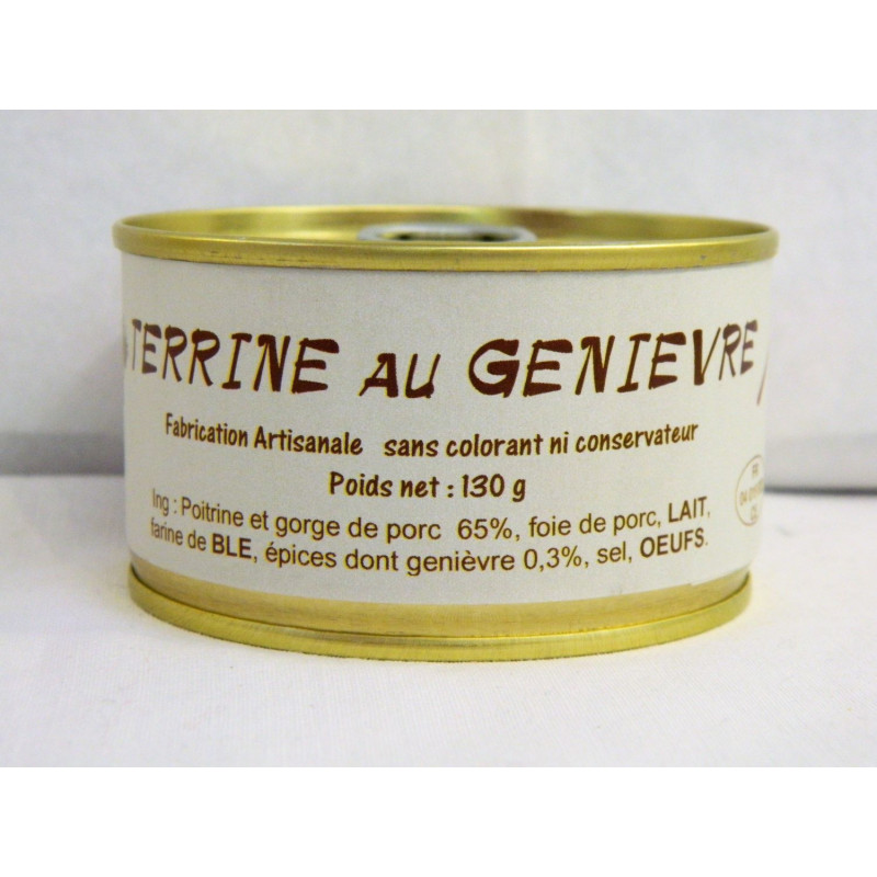 Terrine au Genièvre 130 gr