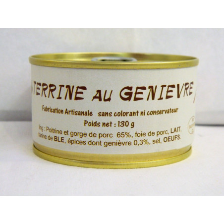 Terrine au Genièvre 130 gr