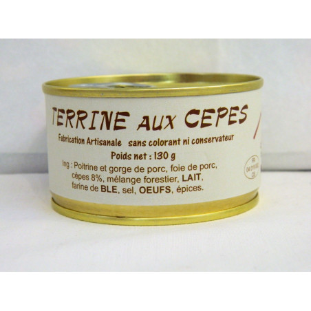 Terrine aux Cèpes 130 gr