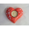BOUGEOIR COEUR ROUGE