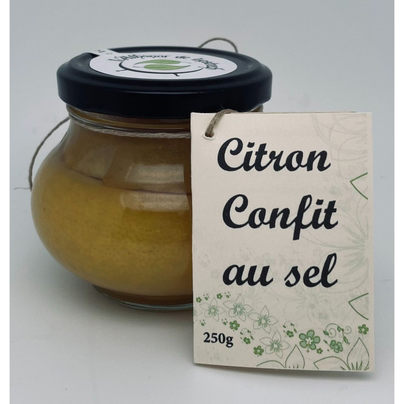 Citrons confits au sel (250gr)